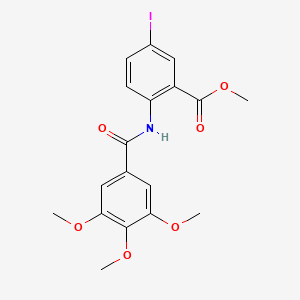 Methyl 5-iodo-2-[(3,4,5-trimethoxybenzoyl)amino]benzoate