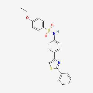 4-ethoxy-N-[4-(2-phenyl-1,3-thiazol-4-yl)phenyl]benzenesulfonamide