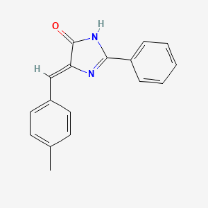 (5Z)-5-(4-methylbenzylidene)-2-phenyl-3,5-dihydro-4H-imidazol-4-one