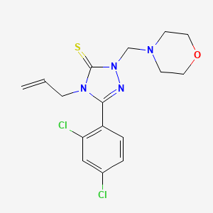 4-Allyl-5-(2,4-dichloro-phenyl)-2-morpholin-4-ylmethyl-2,4-dihydro-[1,2,4]triazole-3-thione