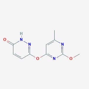 6-[(2-Methoxy-6-methylpyrimidin-4-yl)oxy]pyridazin-3-ol