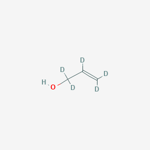molecular formula C3H6O B011090 1,1,2,3,3-五氘代丙-2-烯-1-醇 CAS No. 102910-30-5