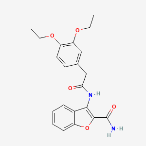 3-{[(3,4-Diethoxyphenyl)acetyl]amino}-1-benzofuran-2-carboxamide