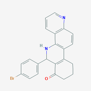 6-(4-bromophenyl)-6,8,9,10-tetrahydrobenzo[c][1,7]phenanthrolin-7(5H)-one