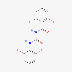 N-[(2,6-difluorophenyl)carbamoyl]-2,6-difluorobenzamide