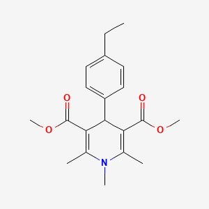 Dimethyl 4-(4-ethylphenyl)-1,2,6-trimethyl-1,4-dihydropyridine-3,5-dicarboxylate