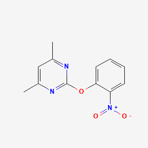 4,6-Dimethyl-2-(2-nitrophenoxy)pyrimidine