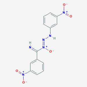 (1E)-3-hydroxy-3-[imino(3-nitrophenyl)methyl]-1-(3-nitrophenyl)triaz-1-ene