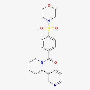 [4-(Morpholin-4-ylsulfonyl)phenyl][2-(pyridin-3-yl)piperidin-1-yl]methanone