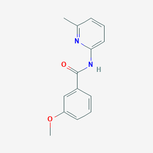 molecular formula C14H14N2O2 B11090686 3-methoxy-N-(6-methylpyridin-2-yl)benzamide 