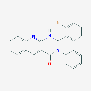 2-(2-bromophenyl)-3-phenyl-2,3-dihydropyrimido[4,5-b]quinolin-4(1H)-one