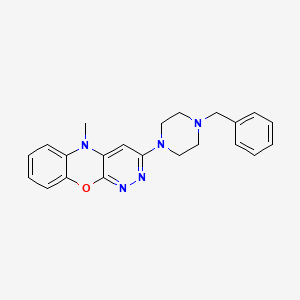 3-(4-Benzylpiperazin-1-yl)-5-methylpyridazino[3,4-b][1,4]benzoxazine