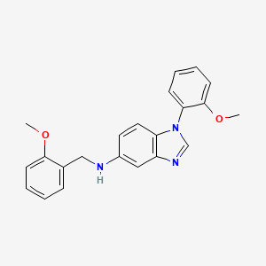 N-(2-methoxybenzyl)-1-(2-methoxyphenyl)-1H-benzimidazol-5-amine