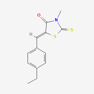 (5Z)-5-(4-ethylbenzylidene)-3-methyl-2-thioxo-1,3-thiazolidin-4-one