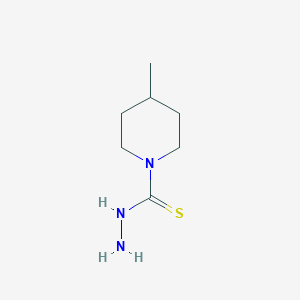 molecular formula C7H15N3S B11091063 4-Methylpiperidine-1-carbothiohydrazide 