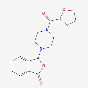 molecular formula C17H20N2O4 B11091313 3H-Isobenzofuran-1-one, 3-[4-(tetrahydrofuran-2-carbonyl)piperazin-1-yl]- 