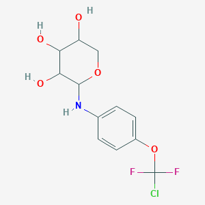 N-{4-[chloro(difluoro)methoxy]phenyl}pentopyranosylamine