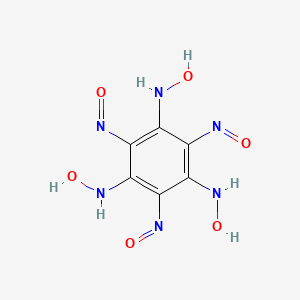 molecular formula C6H6N6O6 B11091389 Hexahydroxyiminocyclohexane 