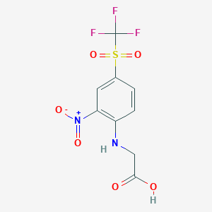 N-{2-nitro-4-[(trifluoromethyl)sulfonyl]phenyl}glycine