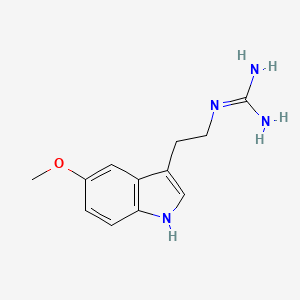 Guanidine, N-[2-(5-methoxy-1H-indol-3-yl)ethyl]-