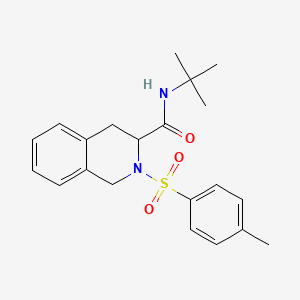 N-tert-butyl-2-[(4-methylphenyl)sulfonyl]-1,2,3,4-tetrahydroisoquinoline-3-carboxamide