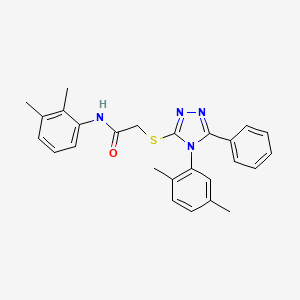 N-(2,3-dimethylphenyl)-2-{[4-(2,5-dimethylphenyl)-5-phenyl-4H-1,2,4-triazol-3-yl]sulfanyl}acetamide