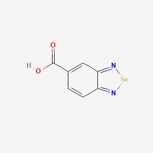 molecular formula C7H4N2O2Se B11091750 2,1,3-Benzoselenadiazole-5-carboxylic acid 