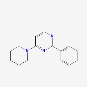 4-Methyl-2-phenyl-6-(piperidin-1-yl)pyrimidine