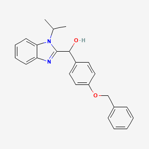 Benzimidazole-2-methanol, alpha-(4-benzyloxyphenyl)-1-isopropyl-