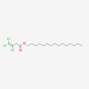 molecular formula C19H33Cl3O2 B11091933 Pentadecyl 3,4,4-trichlorobut-3-enoate CAS No. 632299-92-4