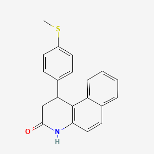 1-[4-(Methylsulfanyl)phenyl]-1,4-dihydrobenzo[f]quinolin-3(2H)-one