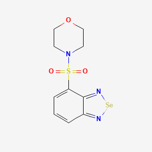 molecular formula C10H11N3O3SSe B11092240 4-(Morpholin-4-ylsulfonyl)-2,1,3-benzoselenadiazole 