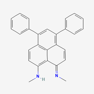 (1E)-N-methyl-1-(methylimino)-4,6-diphenyl-1H-phenalen-9-amine