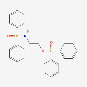 molecular formula C26H25NO3P2 B11092348 2-[(Diphenylphosphoryl)amino]ethyl diphenylphosphinate 