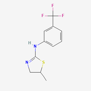 5-methyl-N-[3-(trifluoromethyl)phenyl]-4,5-dihydro-1,3-thiazol-2-amine