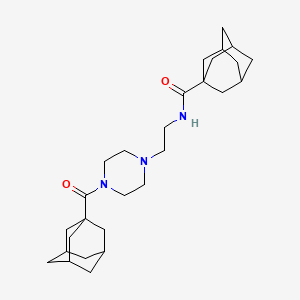 N-{2-[4-(Adamantane-1-carbonyl)piperazin-1-YL]ethyl}adamantane-1-carboxamide