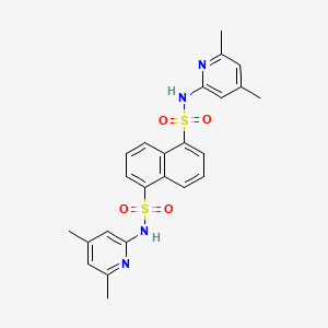 N,N'-bis(4,6-dimethylpyridin-2-yl)naphthalene-1,5-disulfonamide