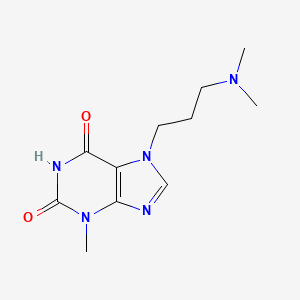 7-[3-(dimethylamino)propyl]-3-methyl-3,7-dihydro-1H-purine-2,6-dione