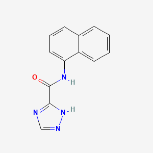 N-(naphthalen-1-yl)-1H-1,2,4-triazole-3-carboxamide