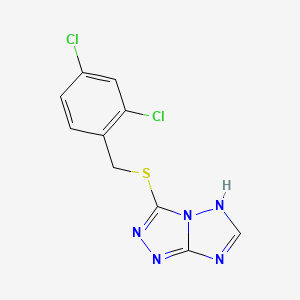 7H-[1,2,4]Triazolo[4,3-b][1,2,4]triazole, 3-(2,4-dichlorobenzylsulfanyl)-