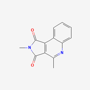 molecular formula C13H10N2O2 B11092675 2,4-Dimethyl-pyrrolo[3,4-c]quinoline-1,3-dione 