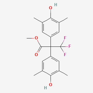 Methyl 3,3,3-trifluoro-2,2-bis(4-hydroxy-3,5-dimethylphenyl)propanoate