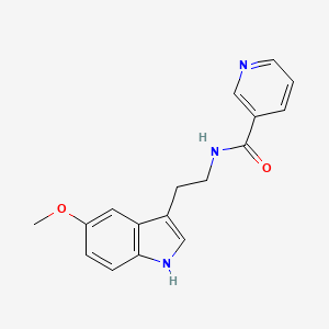 Nicotinamide, N-(2-(5-methoxyindol-3-yl)ethyl)-