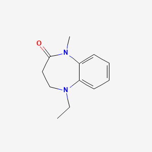 5-ethyl-1-methyl-1,3,4,5-tetrahydro-2H-1,5-benzodiazepin-2-one