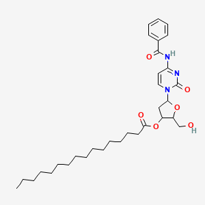 molecular formula C32H47N3O6 B11092825 1-(2-deoxy-3-O-hexadecanoylpentofuranosyl)-4-[(phenylcarbonyl)amino]pyrimidin-2(1H)-one 