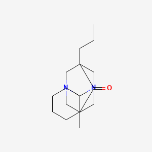 5'-Methyl-7'-propyl-1',3'-diazaspiro[cyclohexane-1,2'-tricyclo[3.3.1.1~3,7~]decan]-6'-one