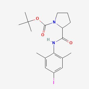 Tert-butyl 2-[(4-iodo-2,6-dimethylphenyl)carbamoyl]pyrrolidine-1-carboxylate