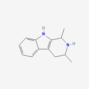 molecular formula C13H16N2 B11092886 1,3-Dimethyl-2,3,4,9-tetrahydro-1H-beta-carboline CAS No. 6678-83-7