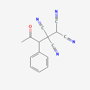 4-Oxo-3-phenylpentane-1,1,2,2-tetracarbonitrile