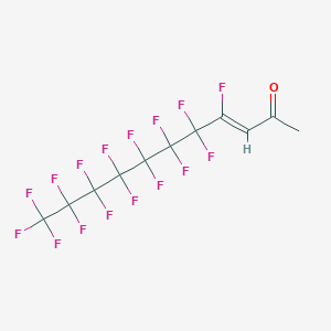 molecular formula C11H4F16O B11092967 (3Z)-4,5,5,6,6,7,7,8,8,9,9,10,10,11,11,11-hexadecafluoroundec-3-en-2-one CAS No. 136909-85-8